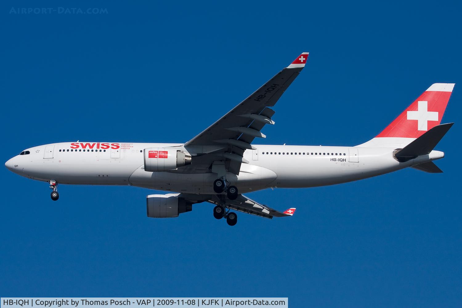 HB-IQH, 1999 Airbus A330-223 C/N 288, Swiss International Airlines