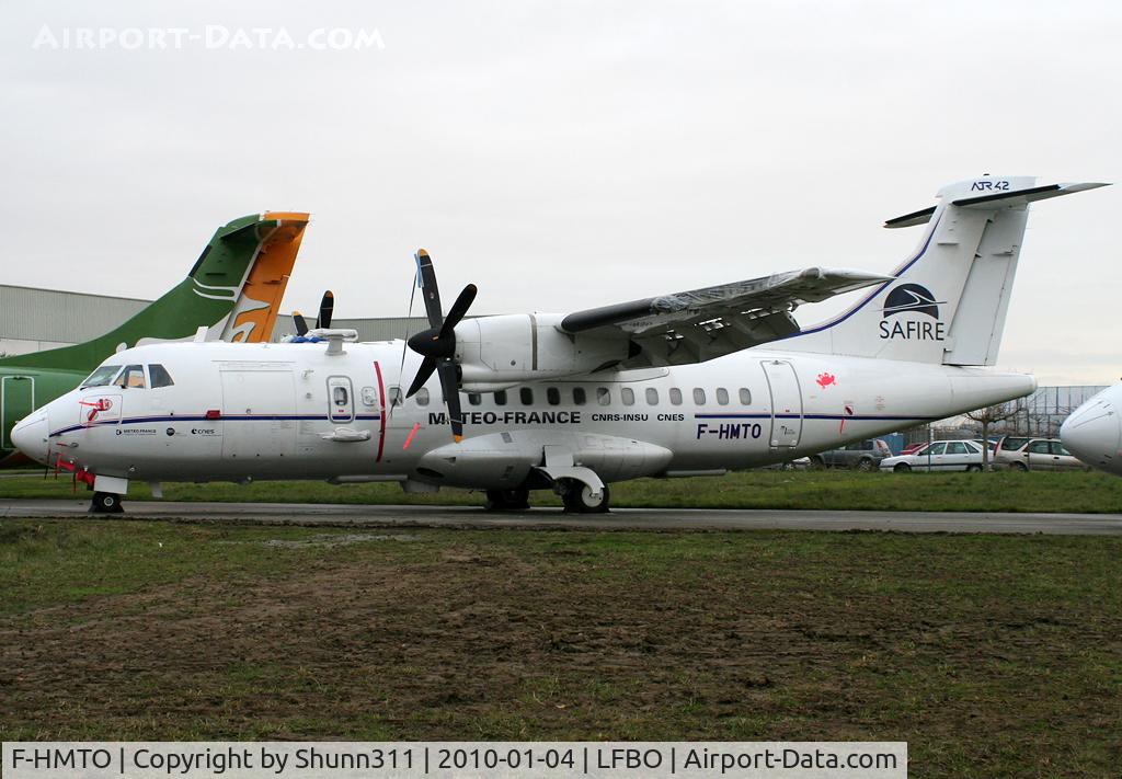F-HMTO, 1988 ATR 42-320 C/N 078, Parked during maintenance... New titles and logos !