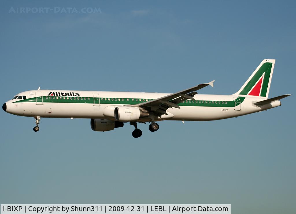 I-BIXP, 1996 Airbus A321-112 C/N 583, Landing rwy 25R