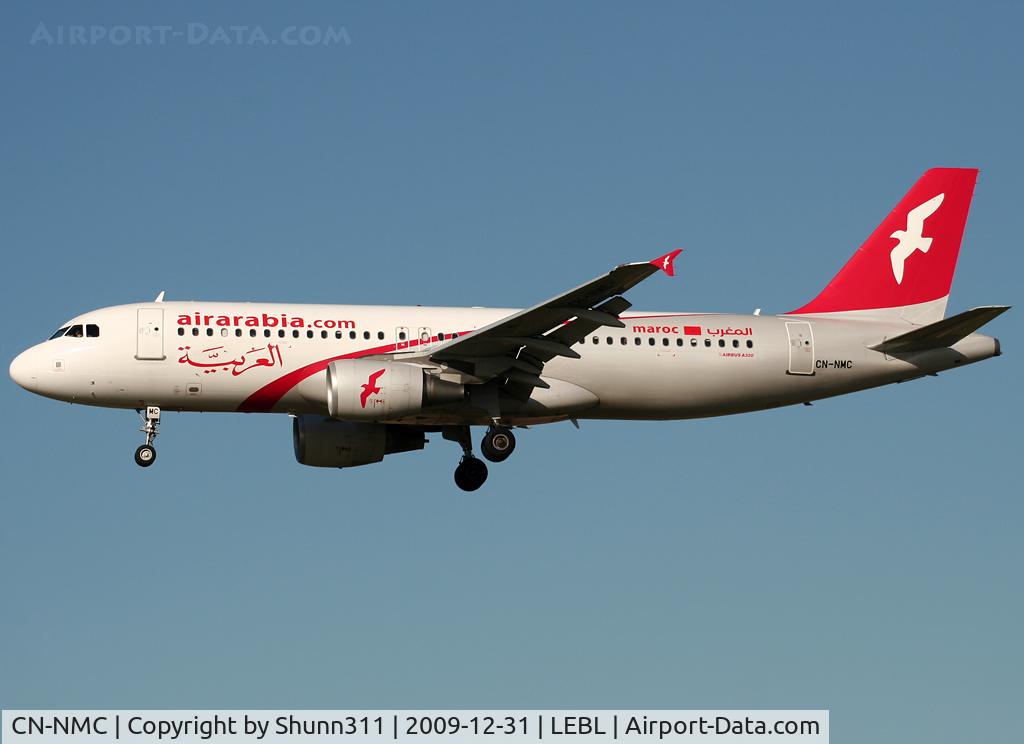 CN-NMC, 2007 Airbus A320-214 C/N 3246, Landing rwy 25R