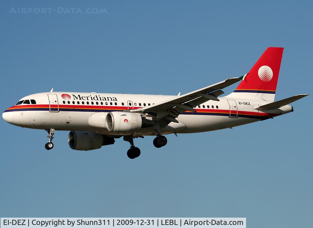 EI-DEZ, 2000 Airbus A319-112 C/N 1283, Landing rwy 25R