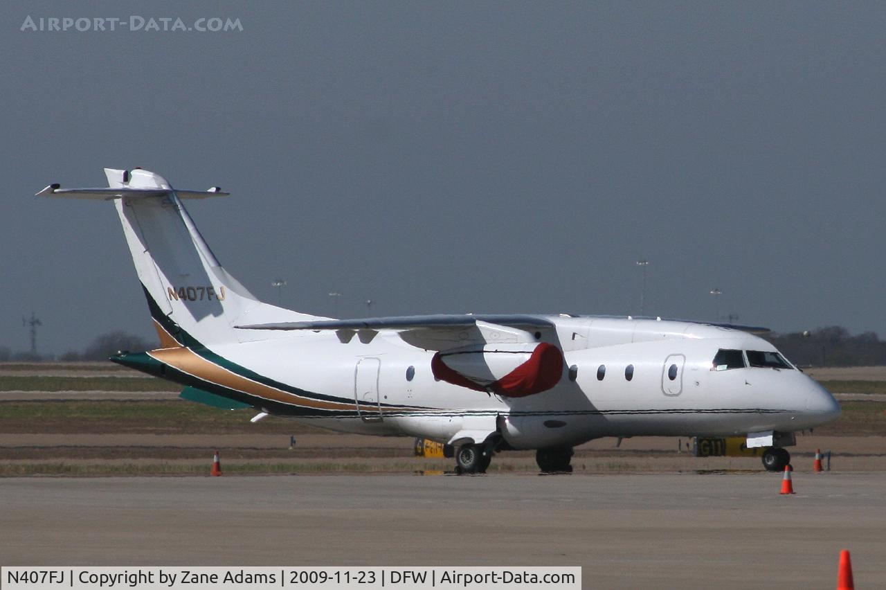 N407FJ, 2000 Fairchild Dornier 328-300 328JET C/N 3157, At DFW - General Aviation Ramp