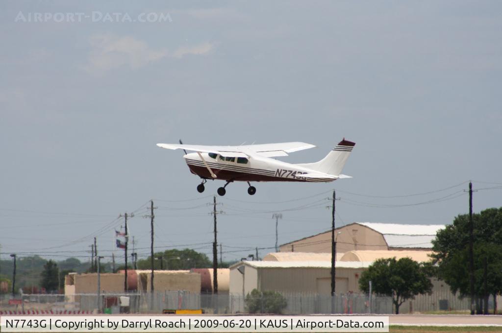 N7743G, Cessna 210 C/N 57046, C210 lifts from 17L.