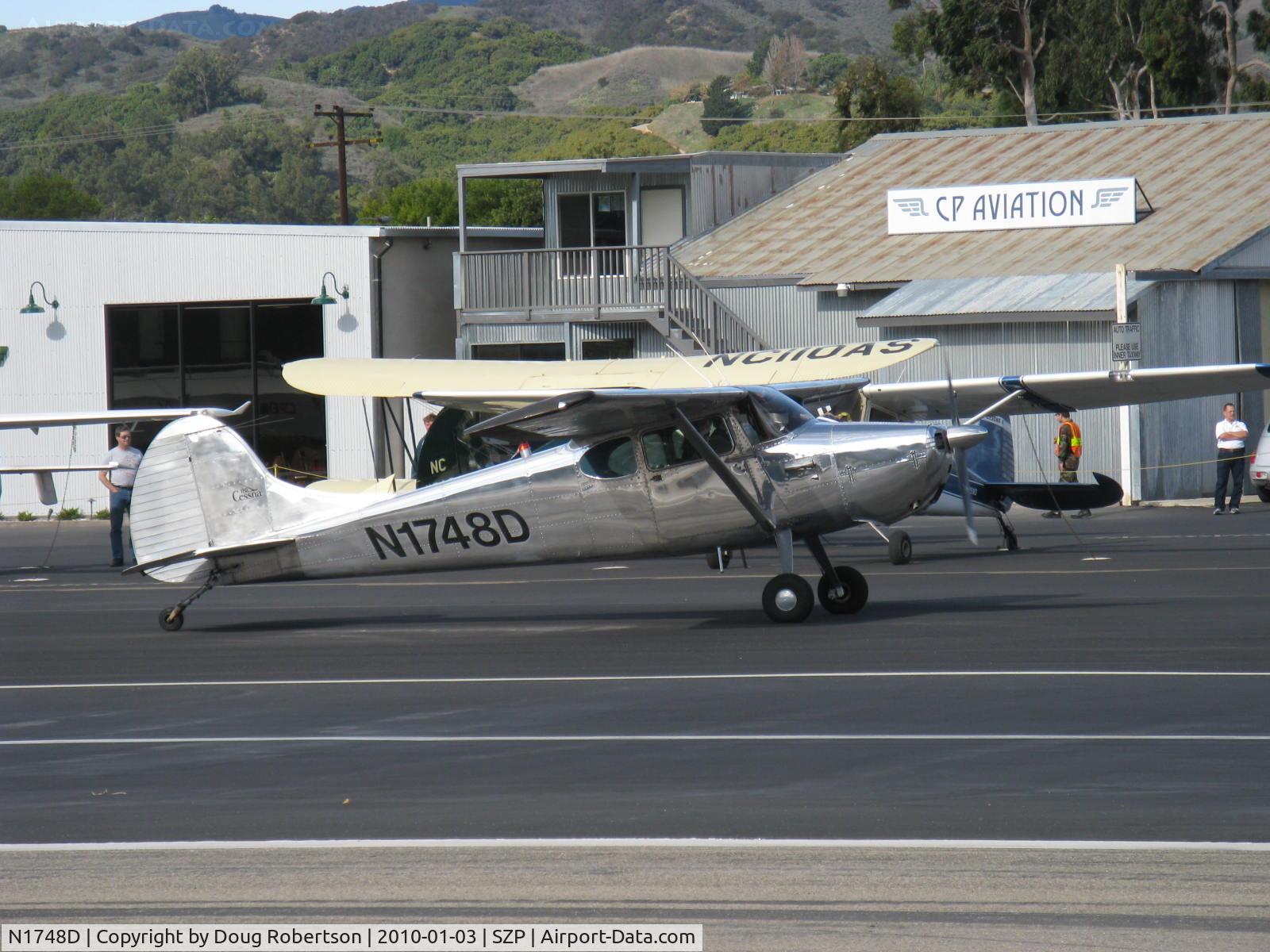 N1748D, 1951 Cessna 170A C/N 20191, 1951 Cessna 170A, Continental C145 145 Hp, taxi
