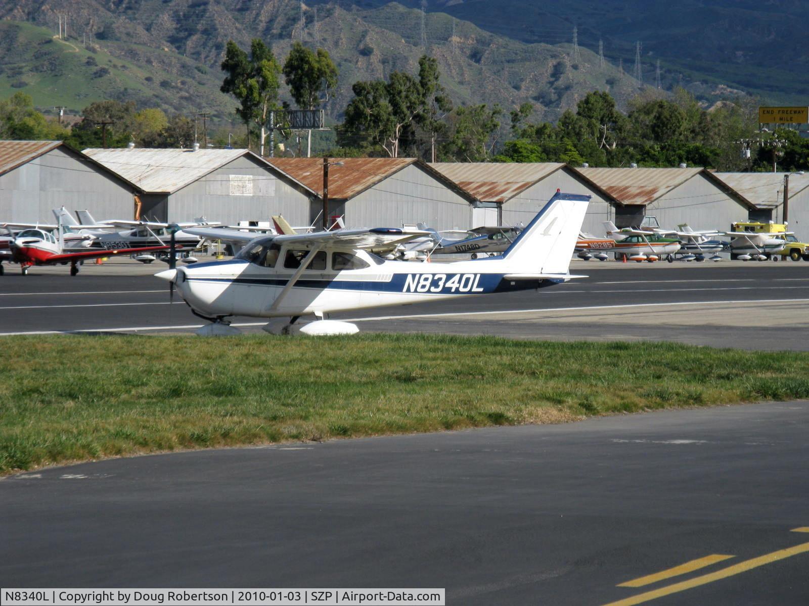 N8340L, 1968 Cessna 172I C/N 17256540, 1968 Cessna 172I, Lycoming O-320-E2D 150 Hp, taxi