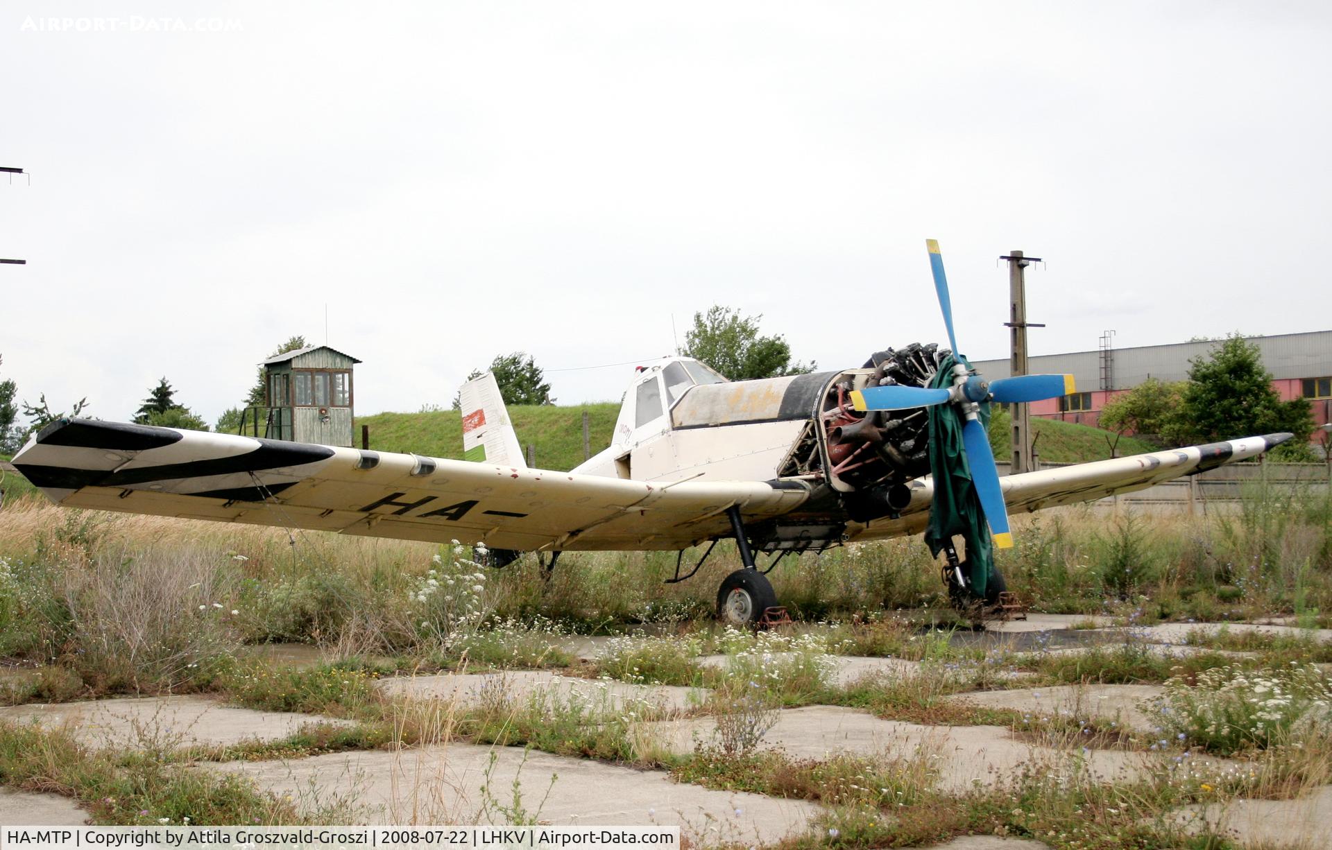 HA-MTP, 1981 PZL-Mielec M-18 Dromader C/N 1Z007-20, Hungary-Kaposújlak airport.