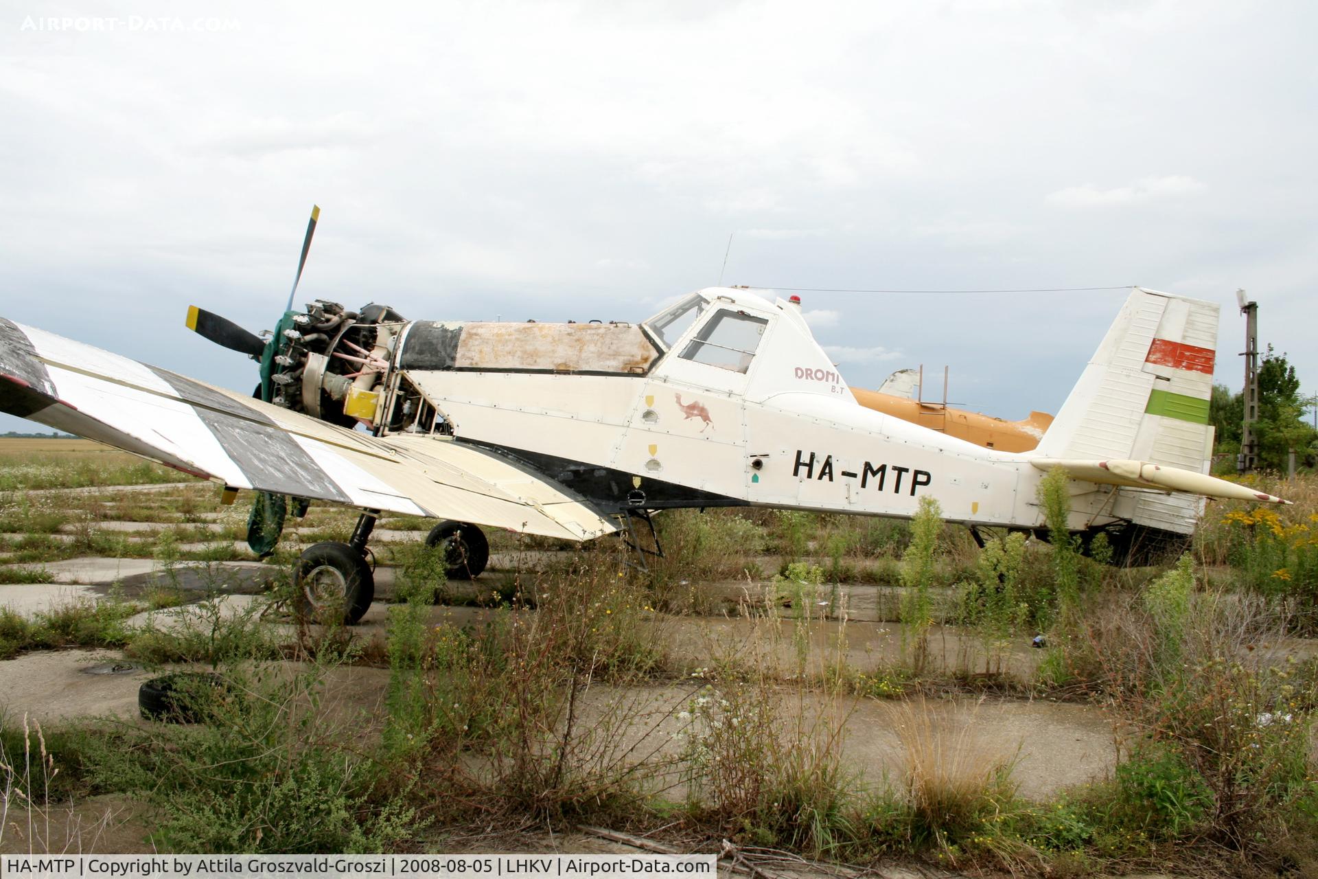 HA-MTP, 1981 PZL-Mielec M-18 Dromader C/N 1Z007-20, Hungary-Kaposújlak airport.