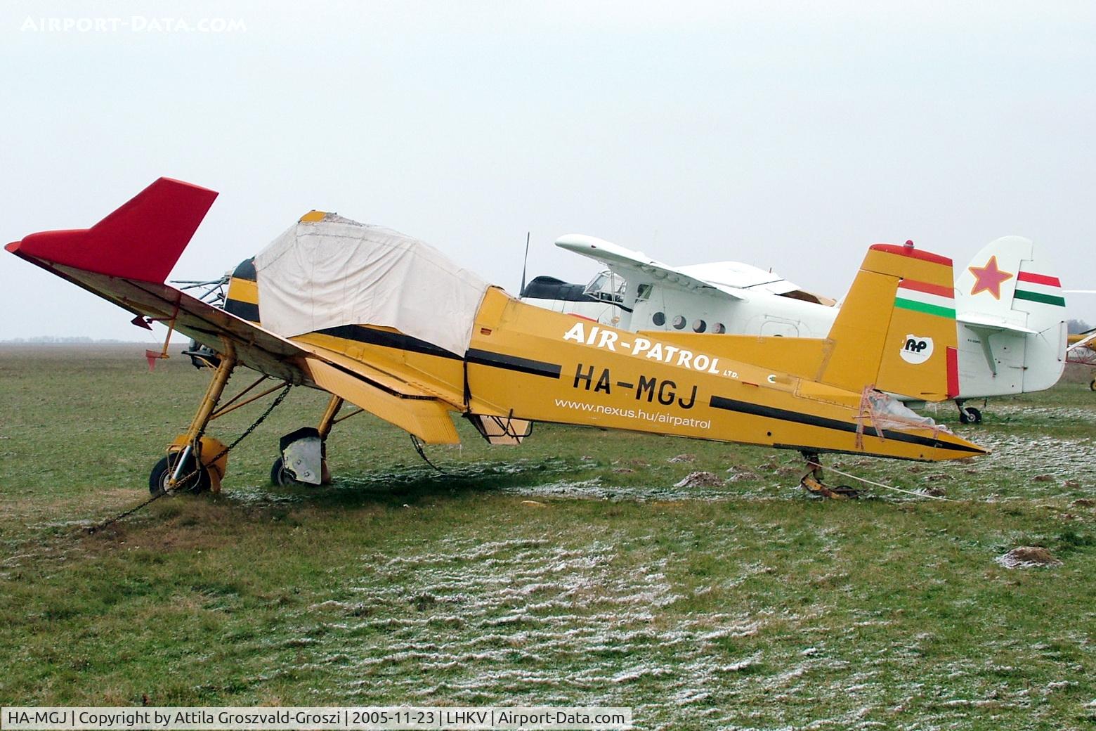 HA-MGJ, 1989 Zlin Z-137T Agro-Turbo C/N 025, Hungary-Kaposújlak airport.