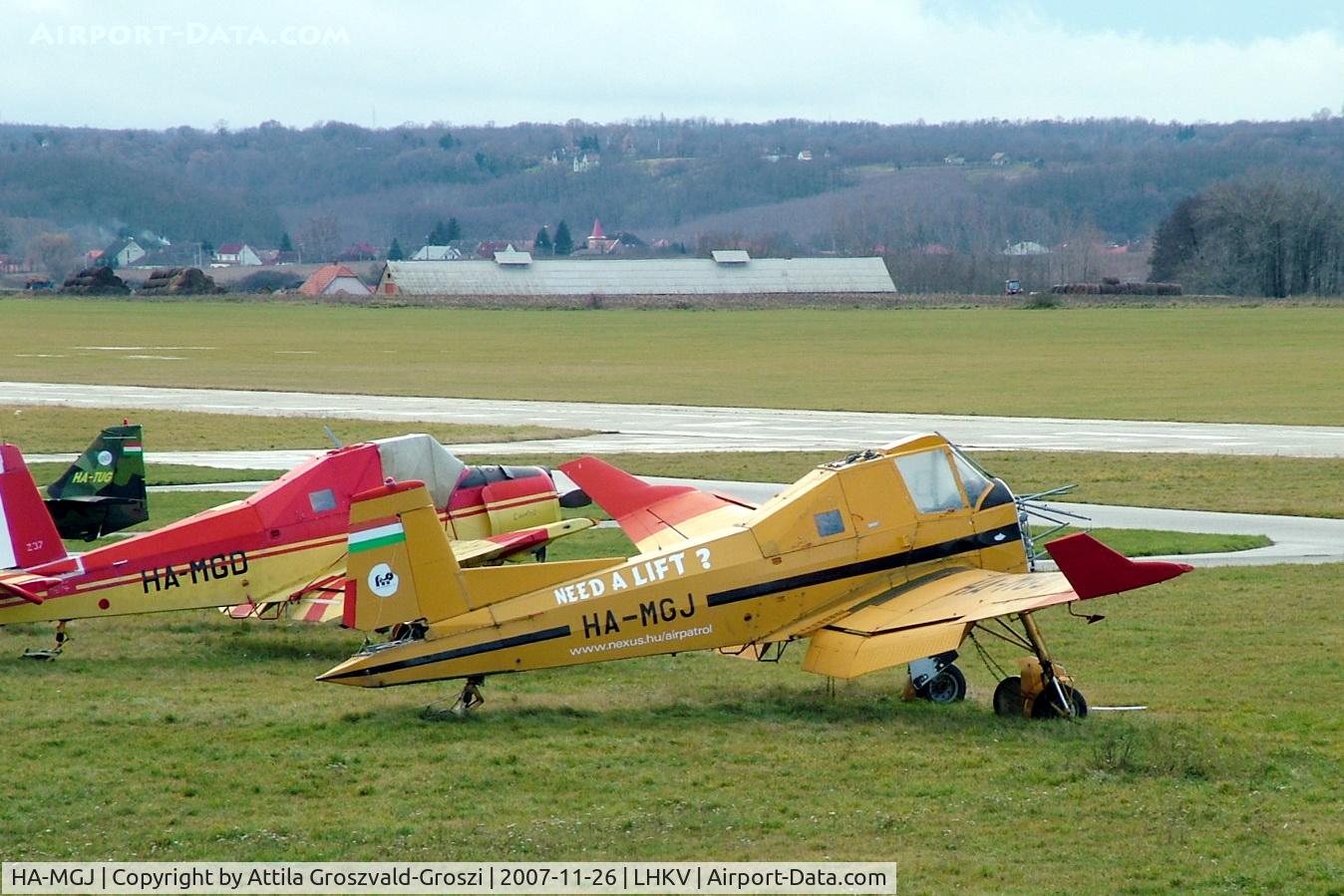 HA-MGJ, 1989 Zlin Z-137T Agro-Turbo C/N 025, Hungary-Kaposújlak airport.