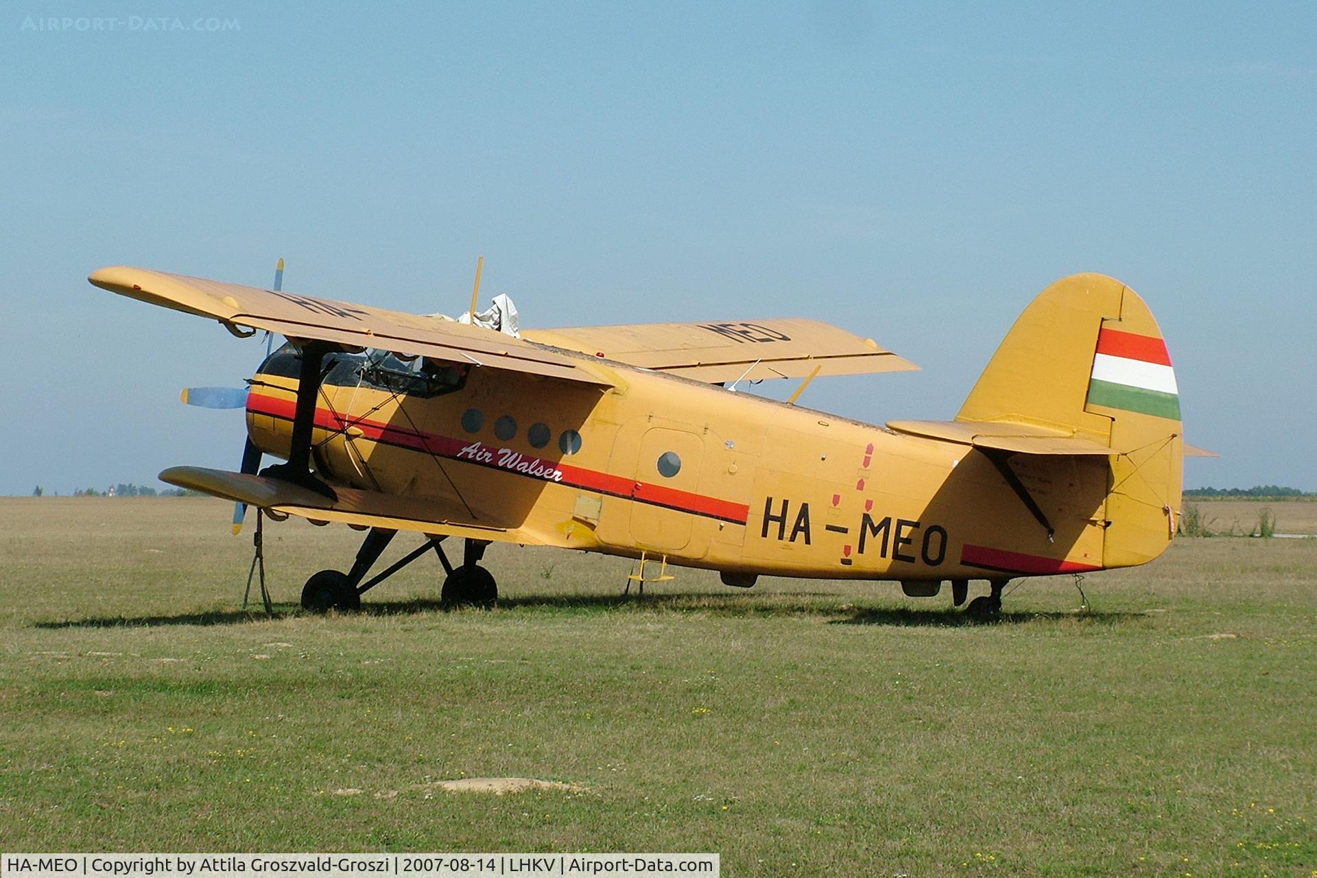 HA-MEO, 1980 PZL-Mielec AN-2R C/N 1G190-24, Hungary-Kaposújlak airport.