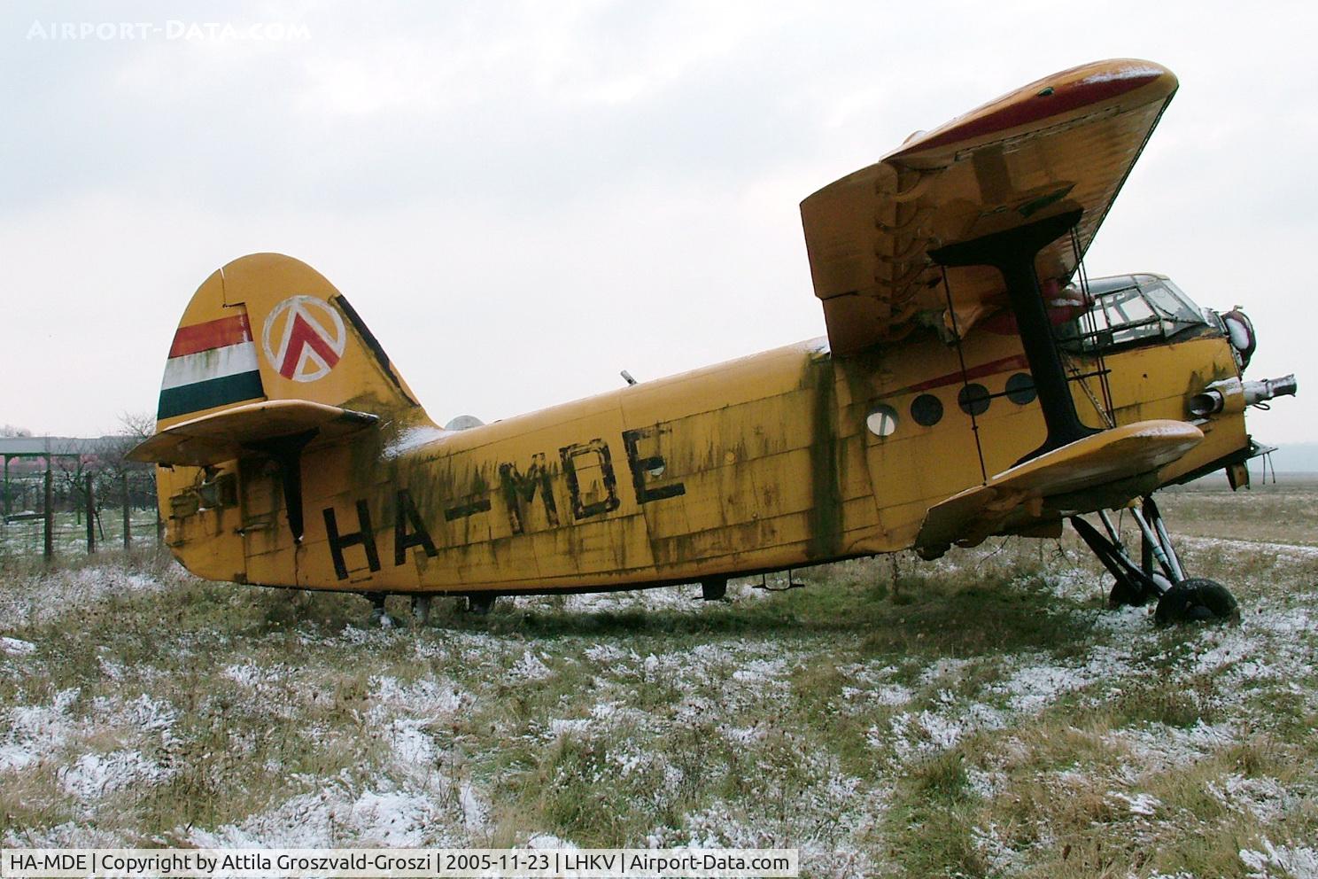 HA-MDE, 1977 PZL-Mielec AN-2R C/N 1G177-20, Hungary-Kaposújlak airport.