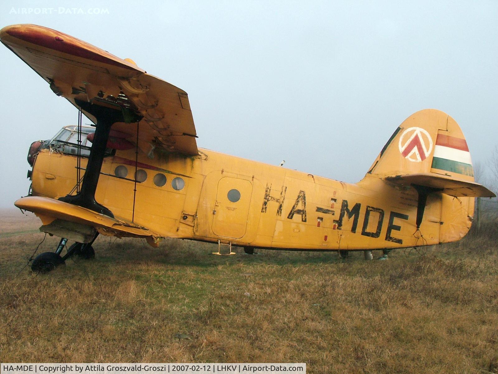 HA-MDE, 1977 PZL-Mielec AN-2R C/N 1G177-20, Hungary-Kaposújlak airport.