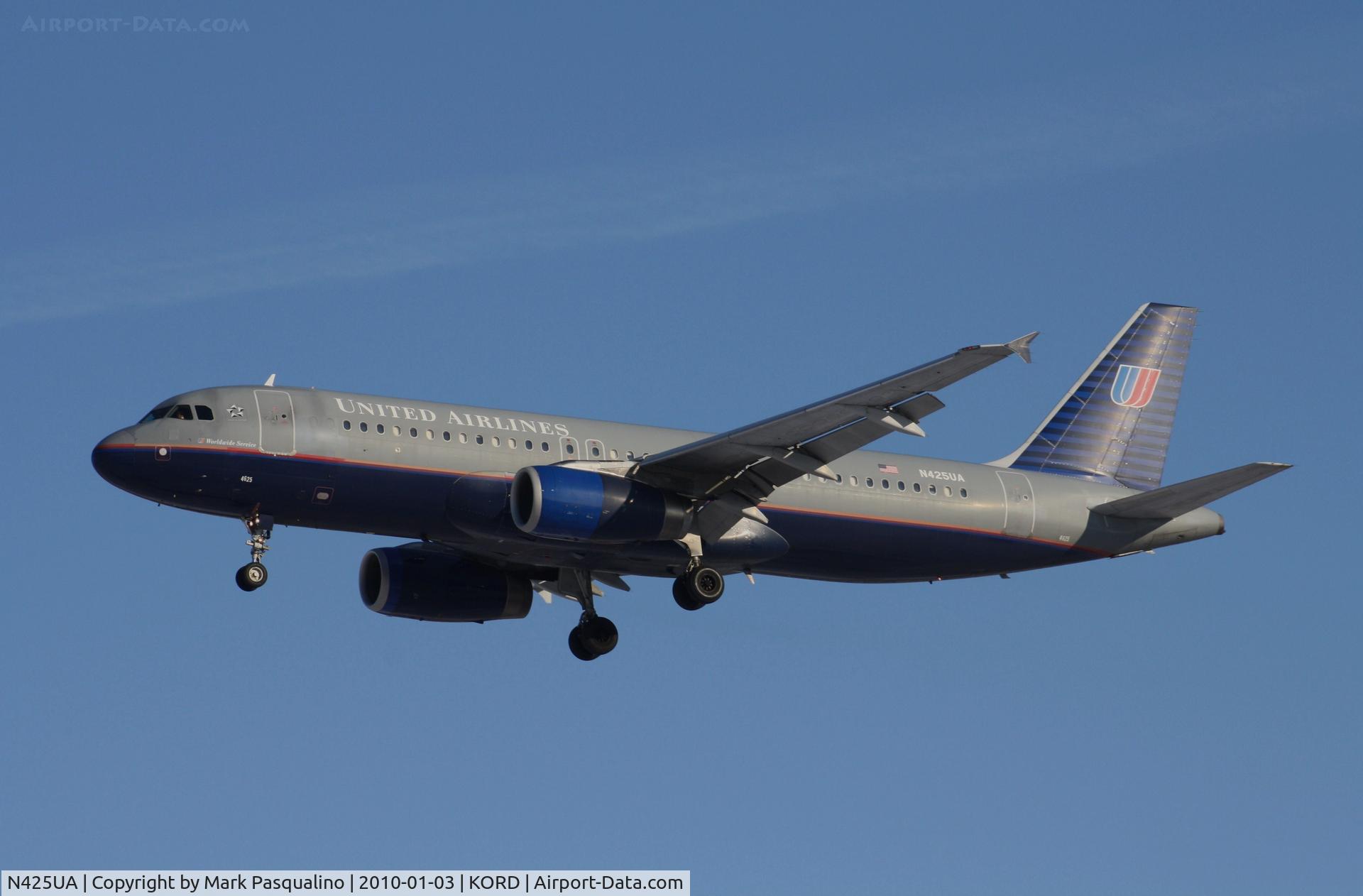 N425UA, 1995 Airbus A320-232 C/N 508, Airbus A320