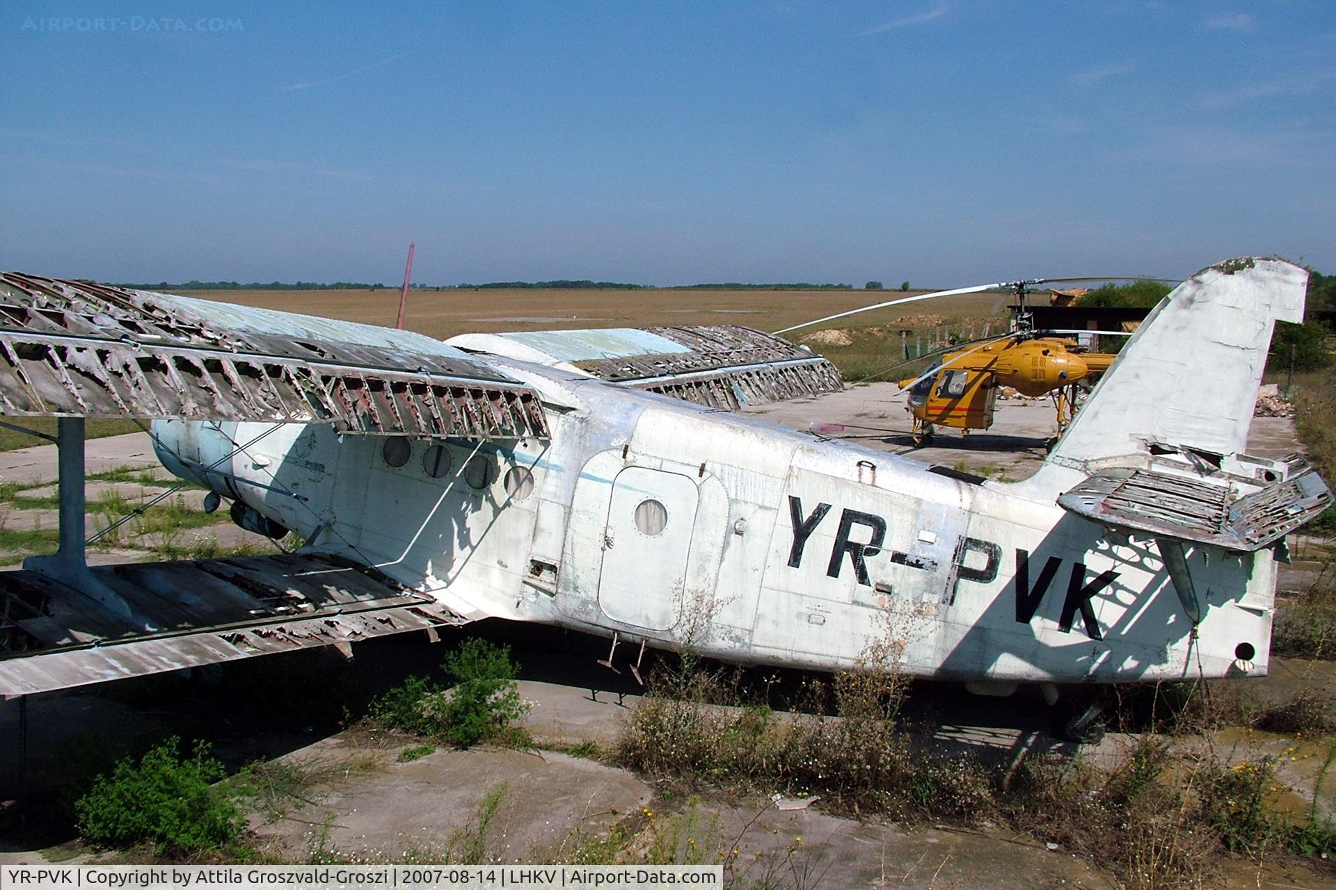 YR-PVK, 1977 PZL-Mielec AN-2R C/N 1G175-11, Hungary-Kaposújlak airport.
