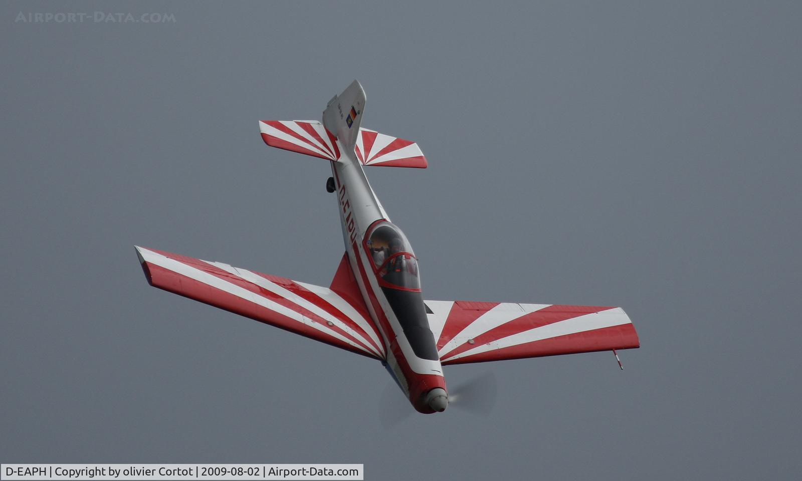 D-EAPH, Zlin Z-526AFS Acrobat C/N 1230, flying in the rain of the Mulhouse airshow