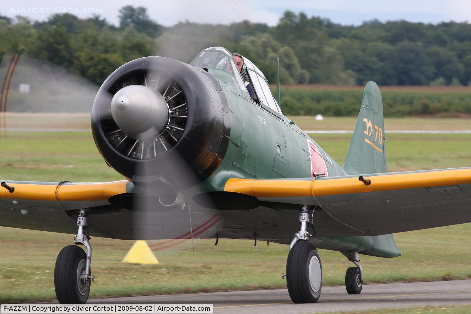 F-AZZM, 2000 North American AT-6B Texan C/N SA-32, mulhouse 2009 airshow