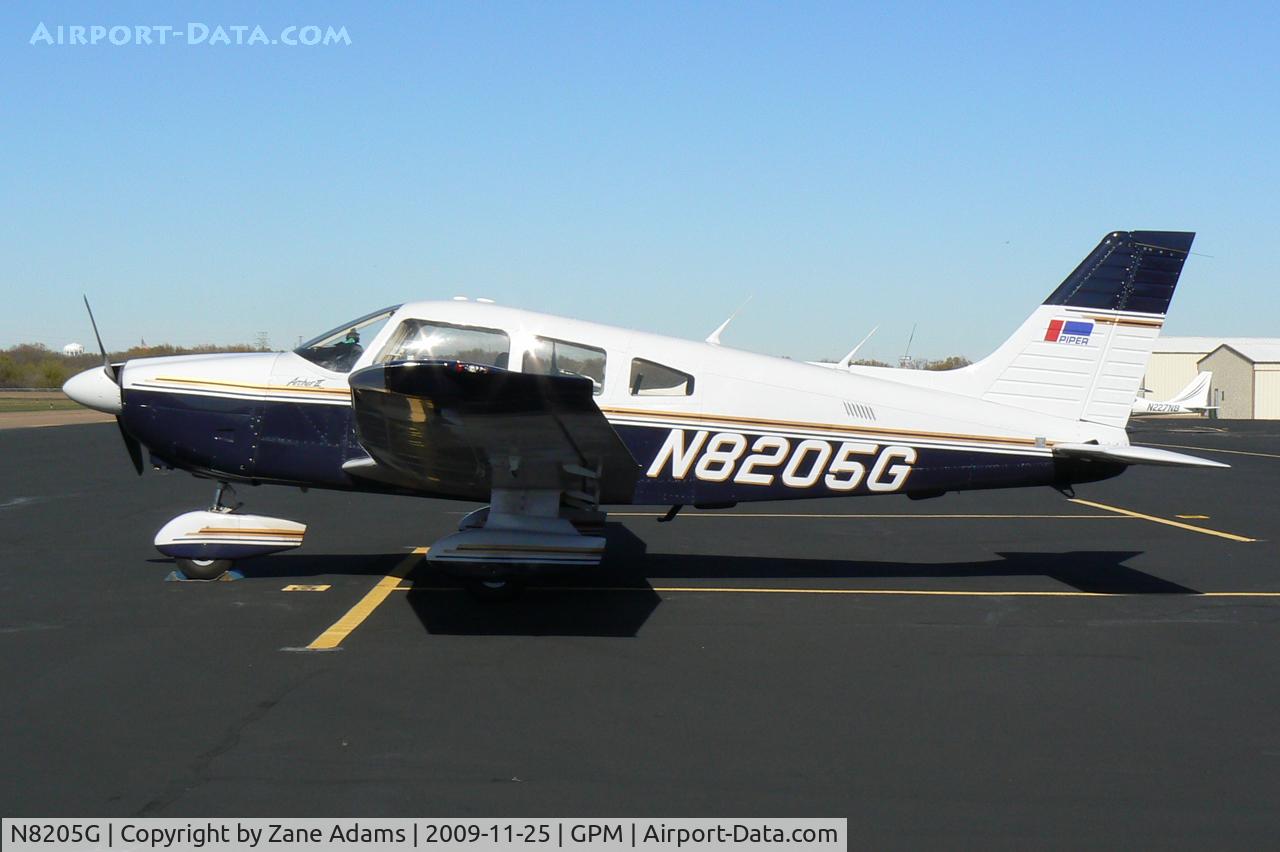N8205G, 1982 Piper PA-28-181 C/N 28-8290130, At Grand Prairie Municipal