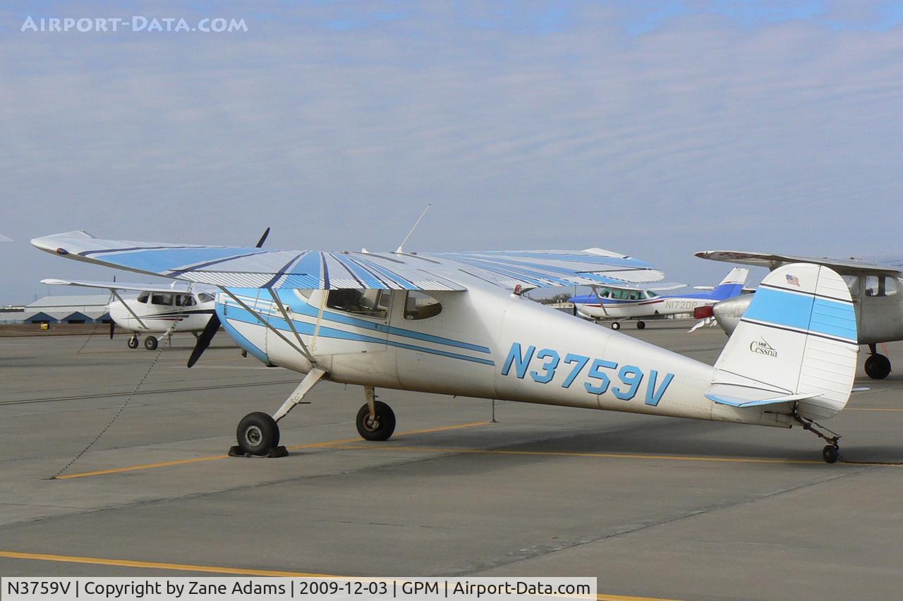 N3759V, 1949 Cessna 140 C/N 15042, At Grand Prairie Municipal
