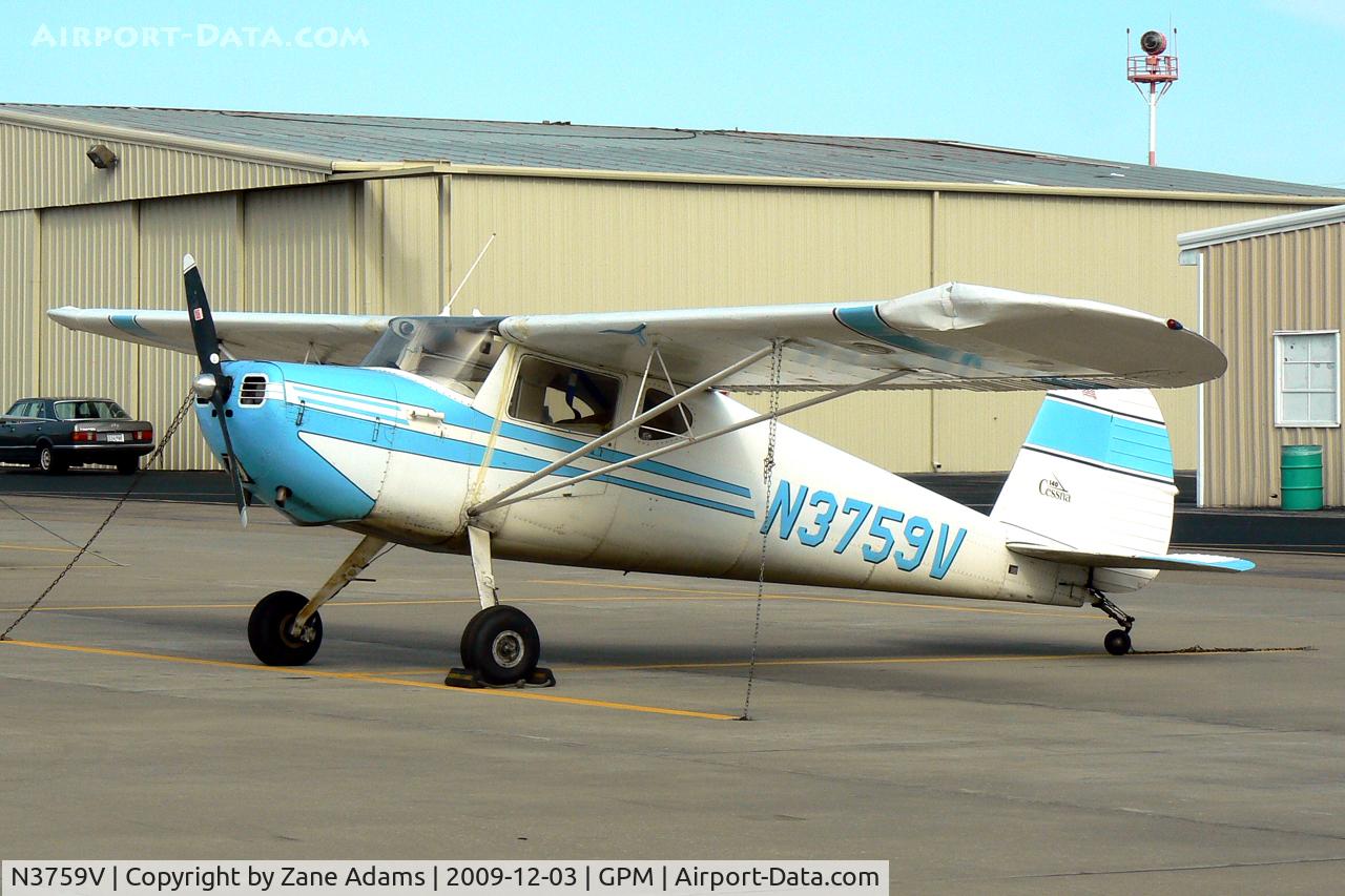N3759V, 1949 Cessna 140 C/N 15042, At Grand Prairie Municipal