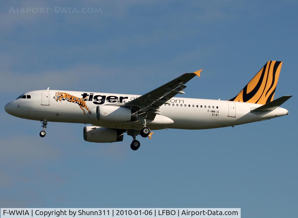 F-WWIA, 2010 Airbus A320-232 C/N 4181, C/n 4181 - To be 9V-TAM