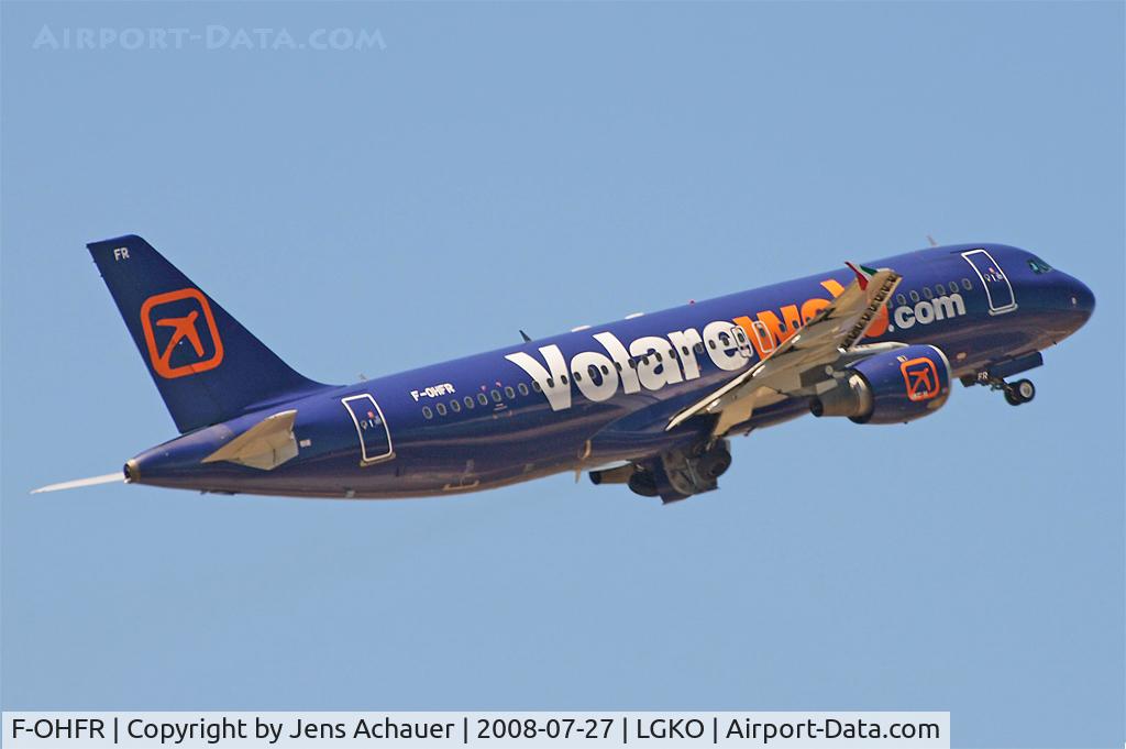 F-OHFR, 1991 Airbus A320-212 C/N 189, Volareweb.de - Airbus A320-212 - Reg. F-OHFR