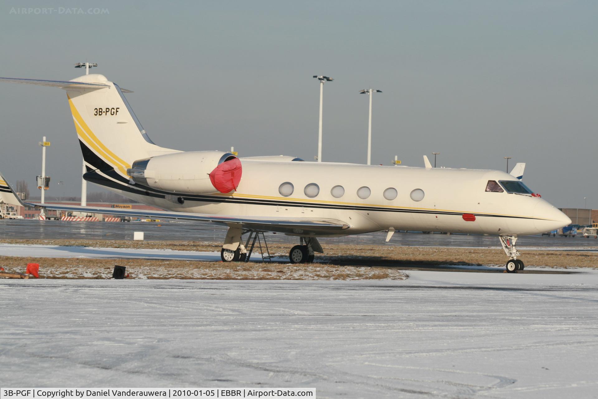 3B-PGF, 1988 Gulfstream Aerospace Gulfstream IV C/N 1046, Parked on G.A. apron