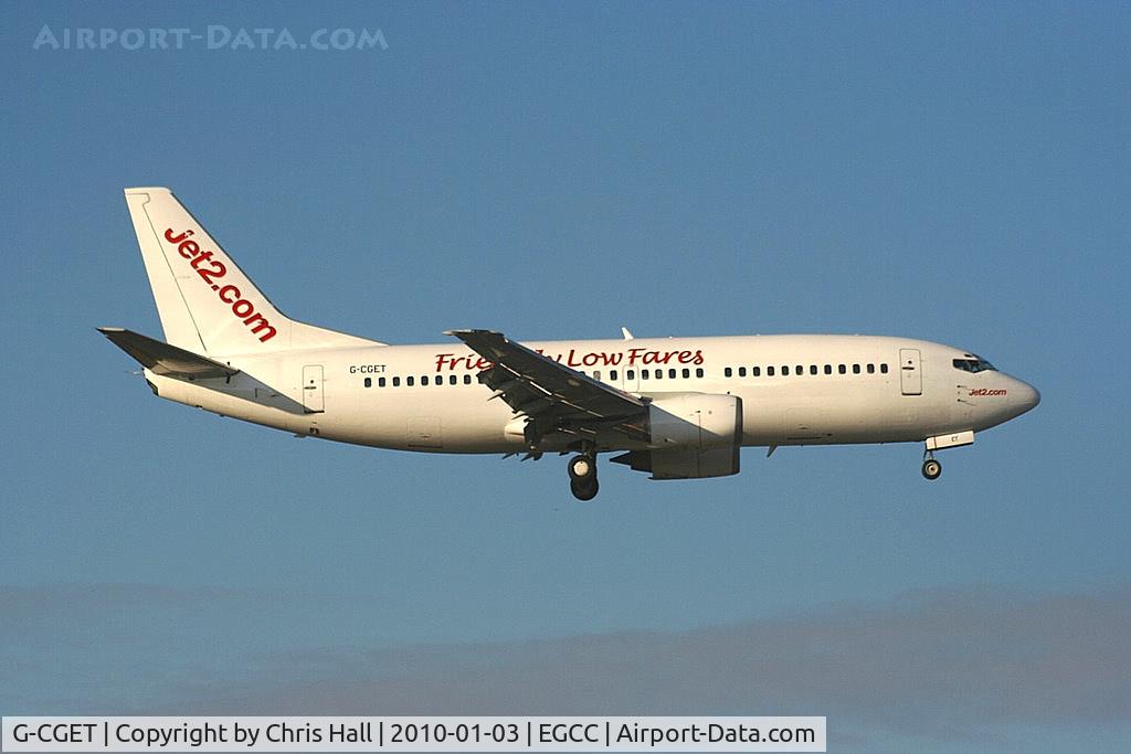 G-CGET, 1995 Boeing 737-33A C/N 27455, Jet2 Boeing 737-33A, Previous ID: OO-LTU, G-TOYE