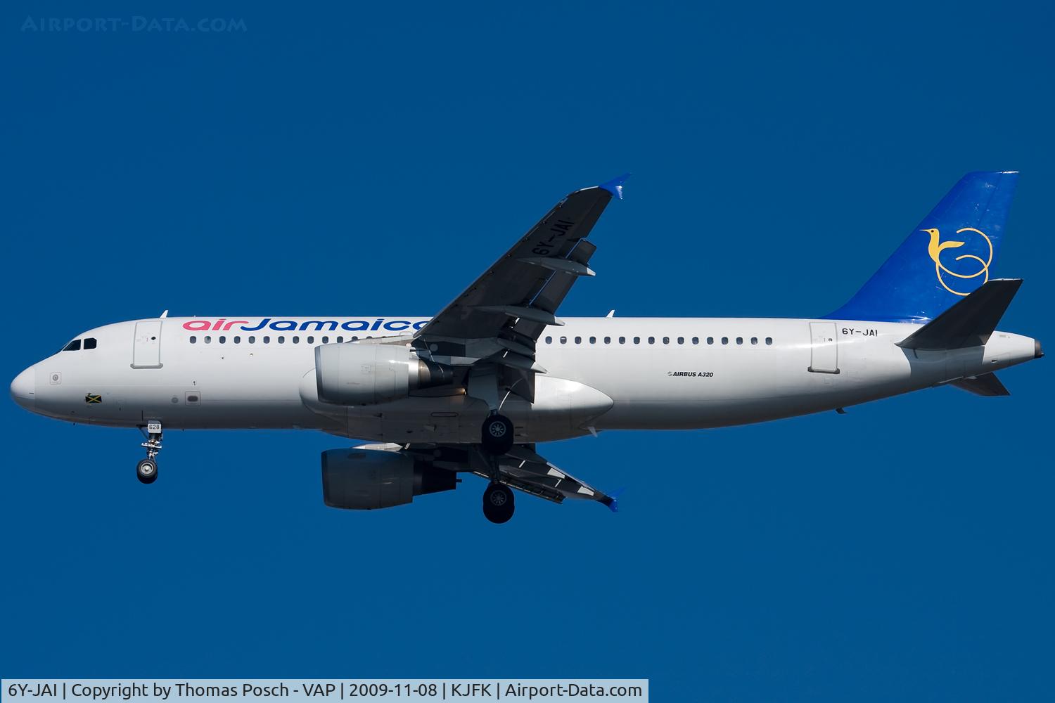 6Y-JAI, 1997 Airbus A320-214 C/N 628, Air Jamaica