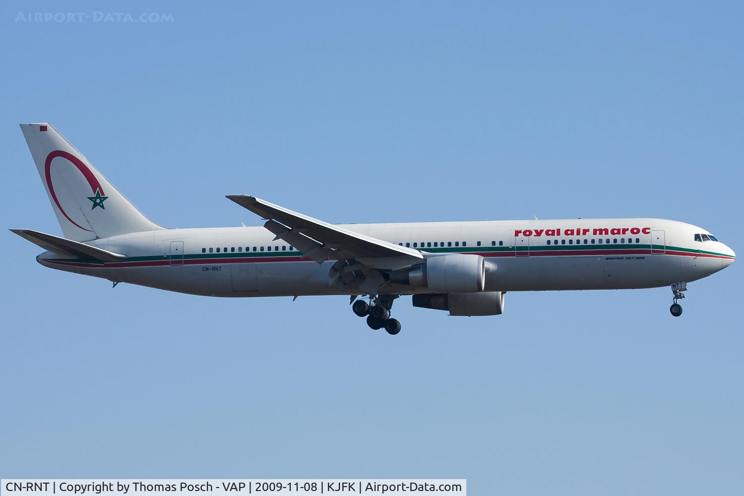 CN-RNT, 2002 Boeing 767-36N/ER C/N 30843, Royal Air Maroc