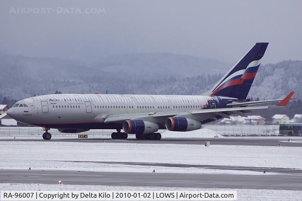 RA-96007, 1992 Ilyushin Il-96-300 C/N 74393201004, AFL [SU] Aeroflot
