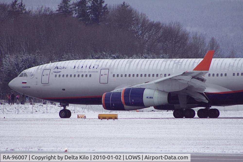 RA-96007, 1992 Ilyushin Il-96-300 C/N 74393201004, AFL [SU] Aeroflot