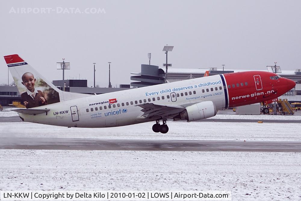 LN-KKW, 1989 Boeing 737-3K9 C/N 24213, NAX [DY] Norwegian Air Shuttle