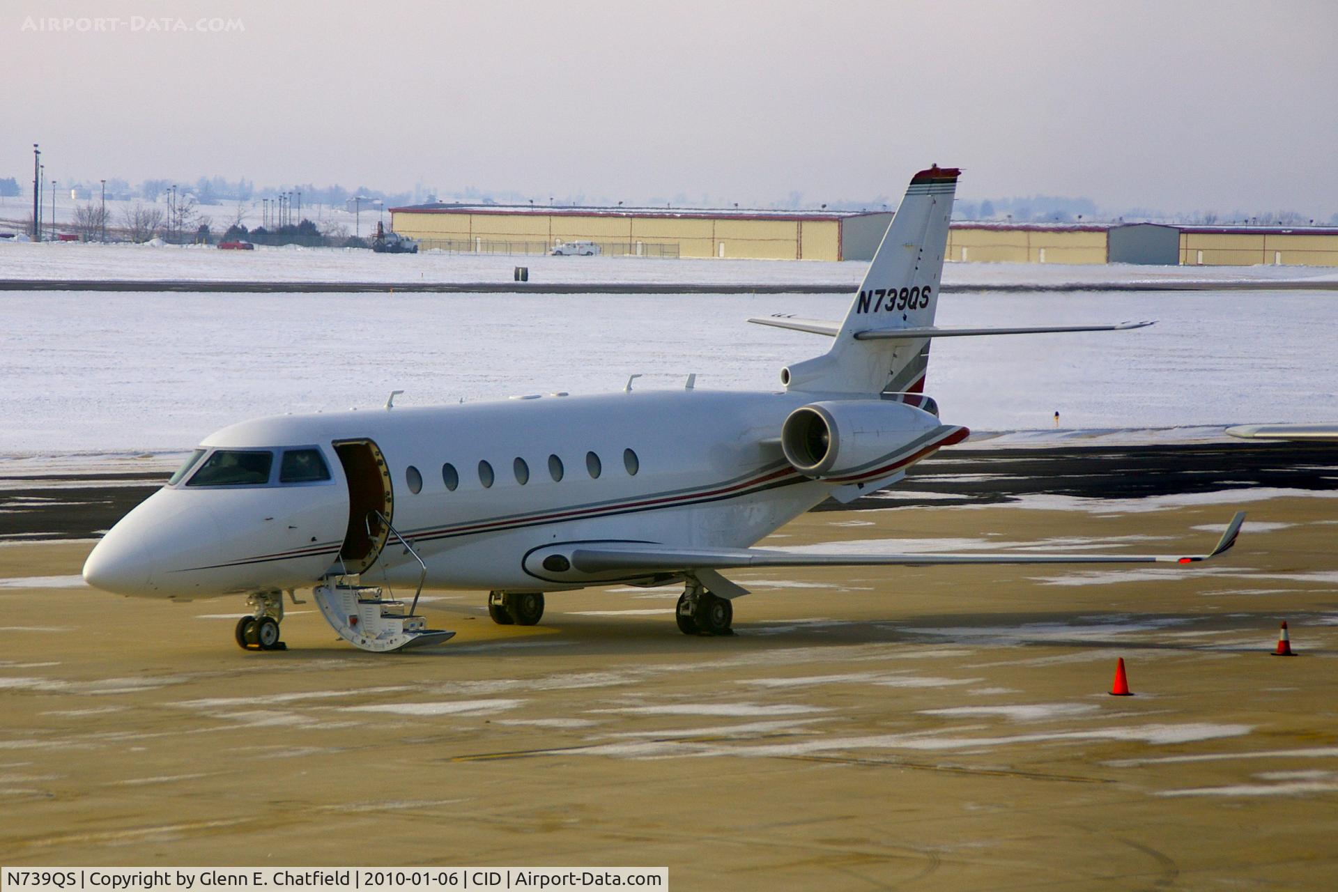 N739QS, 2008 Israel Aerospace Industries G200 C/N 198, Parked  on the Landmark ramp