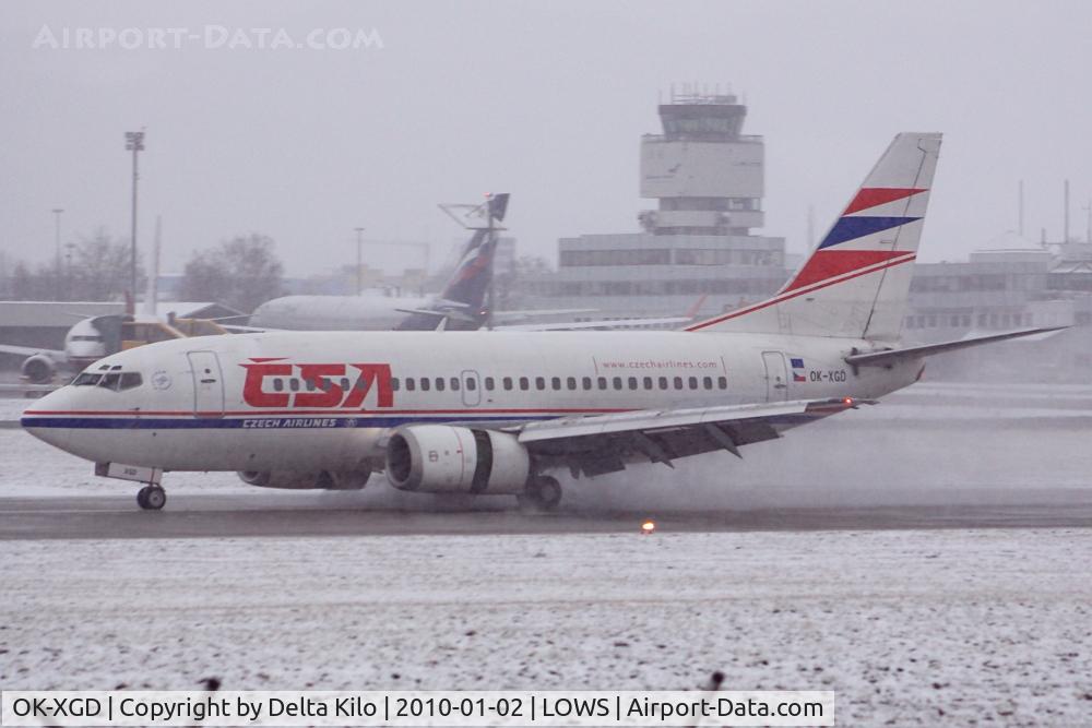 OK-XGD, 1992 Boeing 737-55D C/N 26542/2337, CSA [OK] CSA Czech Airlines