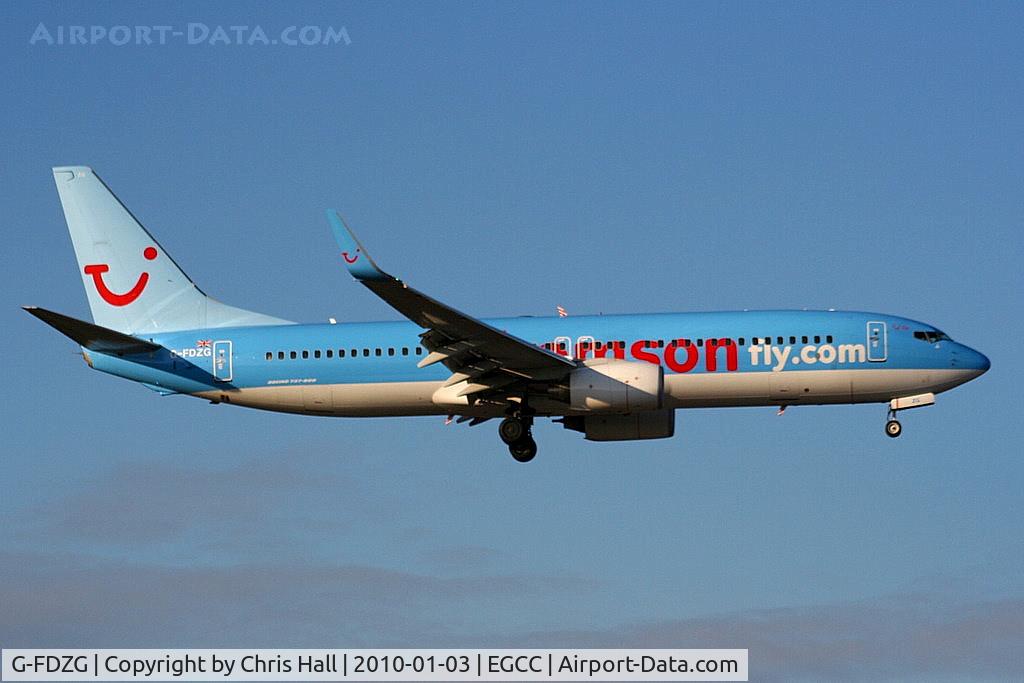 G-FDZG, 2008 Boeing 737-8K5 C/N 35139, Thomson