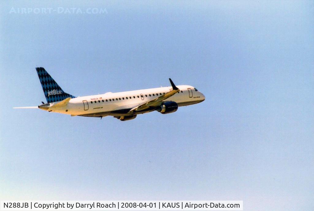 N288JB, 2008 Embraer 190AR (ERJ-190-100IGW) C/N 19000147, JBU departs 35R.