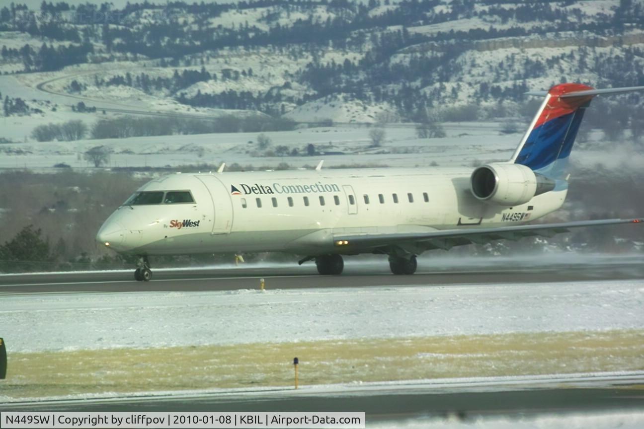 N449SW, 2002 Bombardier CRJ-200LR (CL-600-2B19) C/N 7699, Bombardier CL-600