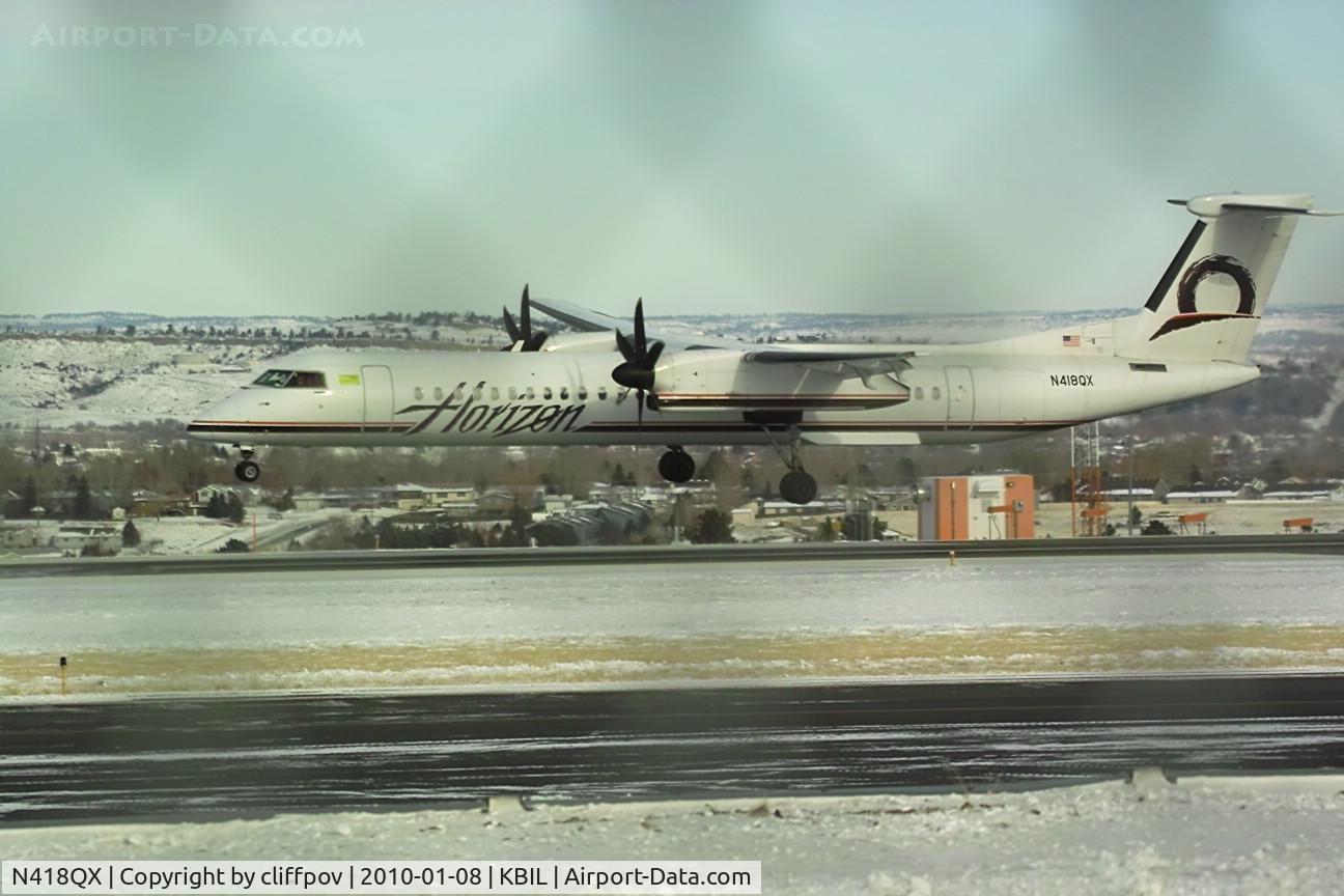 N418QX, 2007 Bombardier DHC-8-402 Dash 8 C/N 4143, DeHavilland Dash 8