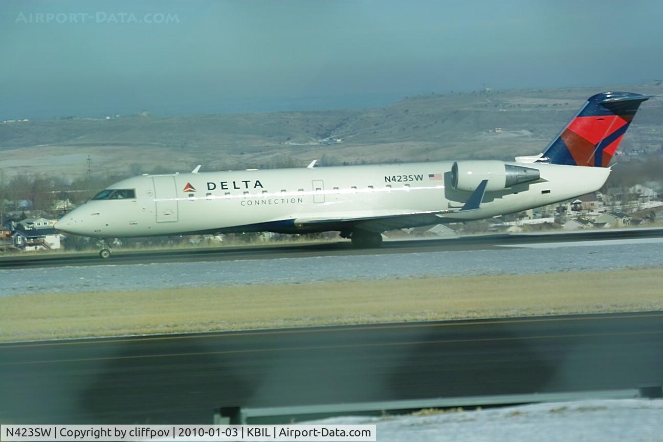 N423SW, 2000 Bombardier CRJ-200LR (CL-600-2B19) C/N 7456, Bombardier CL-6000