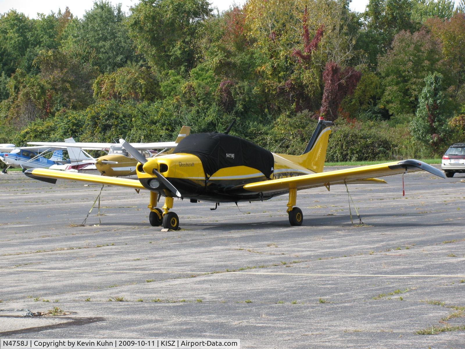 N4758J, 1967 Beech A23-24 Musketeer Super III C/N MA-186, Yellow Musketeer