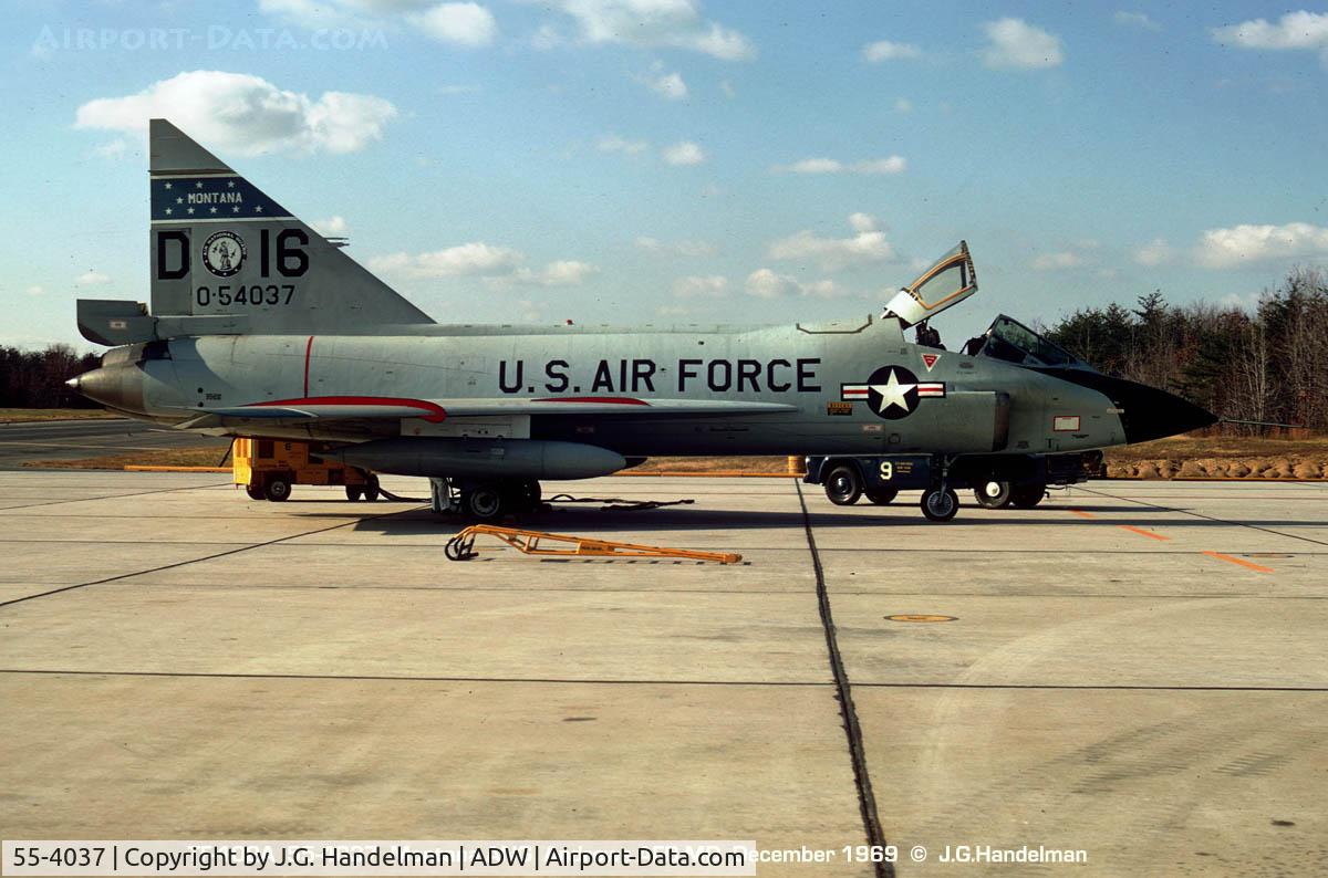 55-4037, 1955 Convair TF-102A Delta Dagger C/N Not found 55-4037, ready for start up