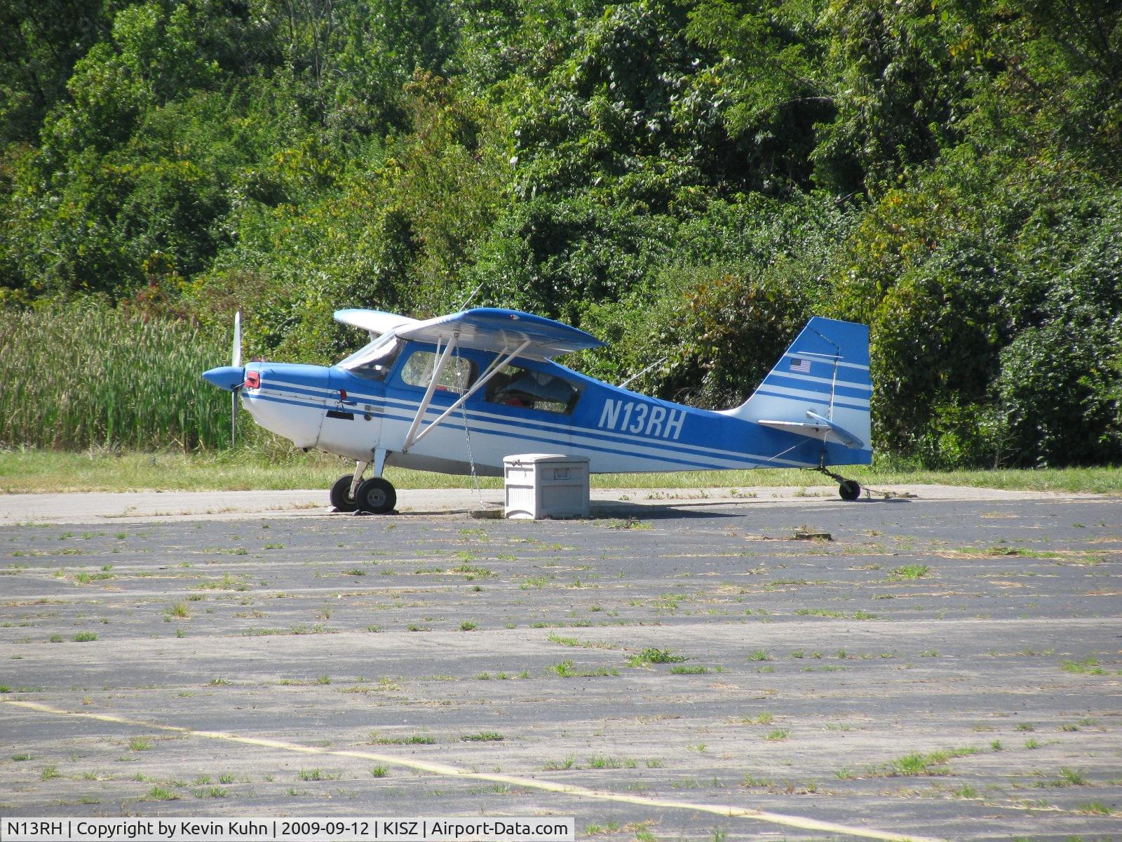 N13RH, 1973 Bellanca 7ECA Citabria C/N 973-73, Sitting on the corner of the ramp at Blue Ash
