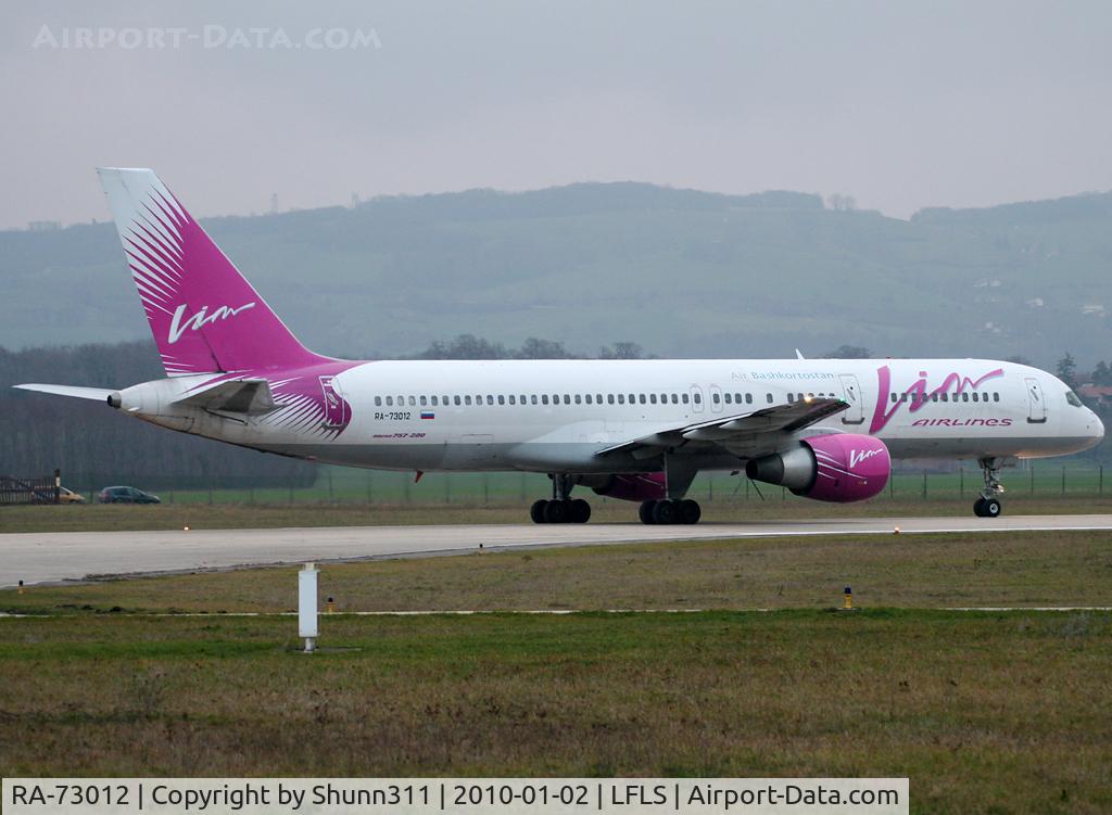 RA-73012, 1992 Boeing 757-230 C/N 25440, Taking off rwy 09 with english titles...