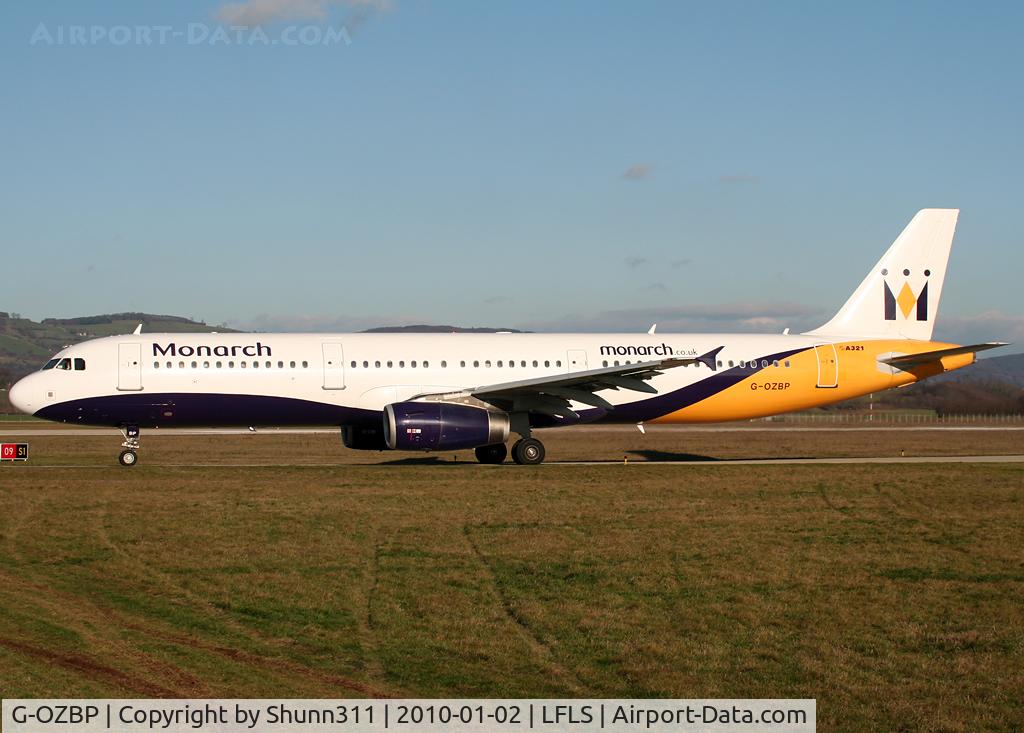 G-OZBP, 2001 Airbus A321-231 C/N 1433, Lining up rwy 09 for departure...