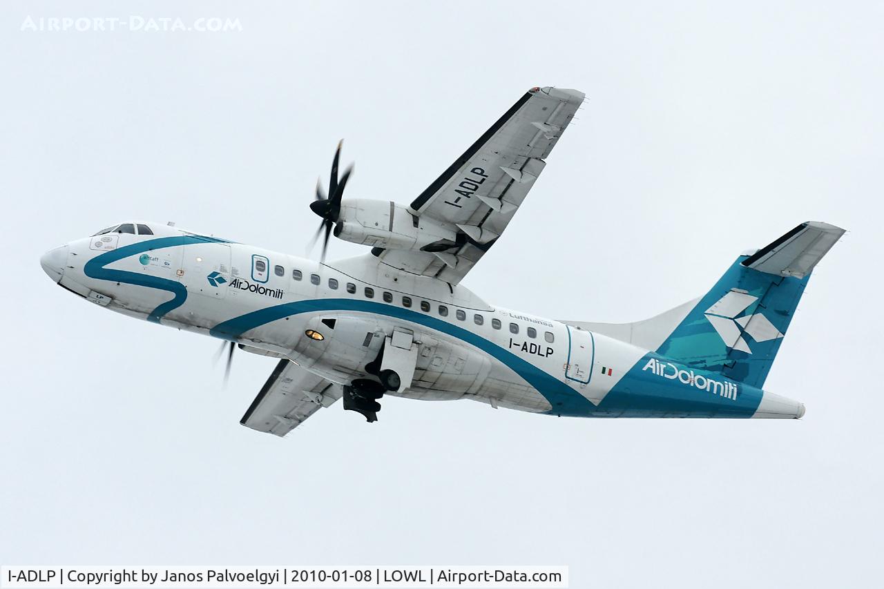 I-ADLP, 1999 ATR 42-500 C/N 604, Air Dolomiti ATR ATR42-500 after take-off in LOWL/LNZ