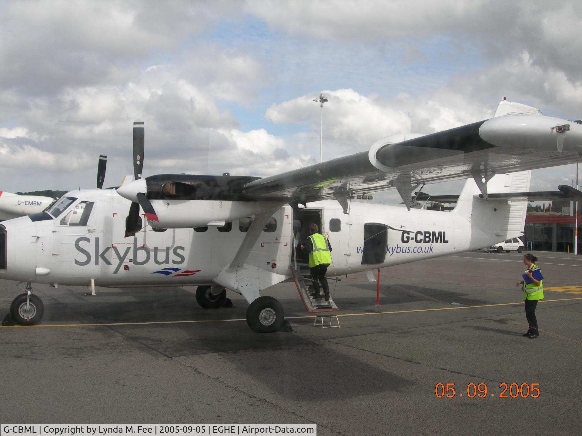 G-CBML, 1980 De Havilland Canada DHC-6-310 Twin Otter C/N 695, Between Flights
