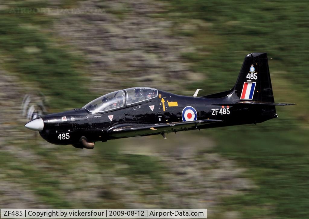 ZF485, 1992 Short S-312 Tucano T1 C/N S146/T117, Royal Air Force. Operated by 1 FTS. Dunmail Raise, Cumbria.