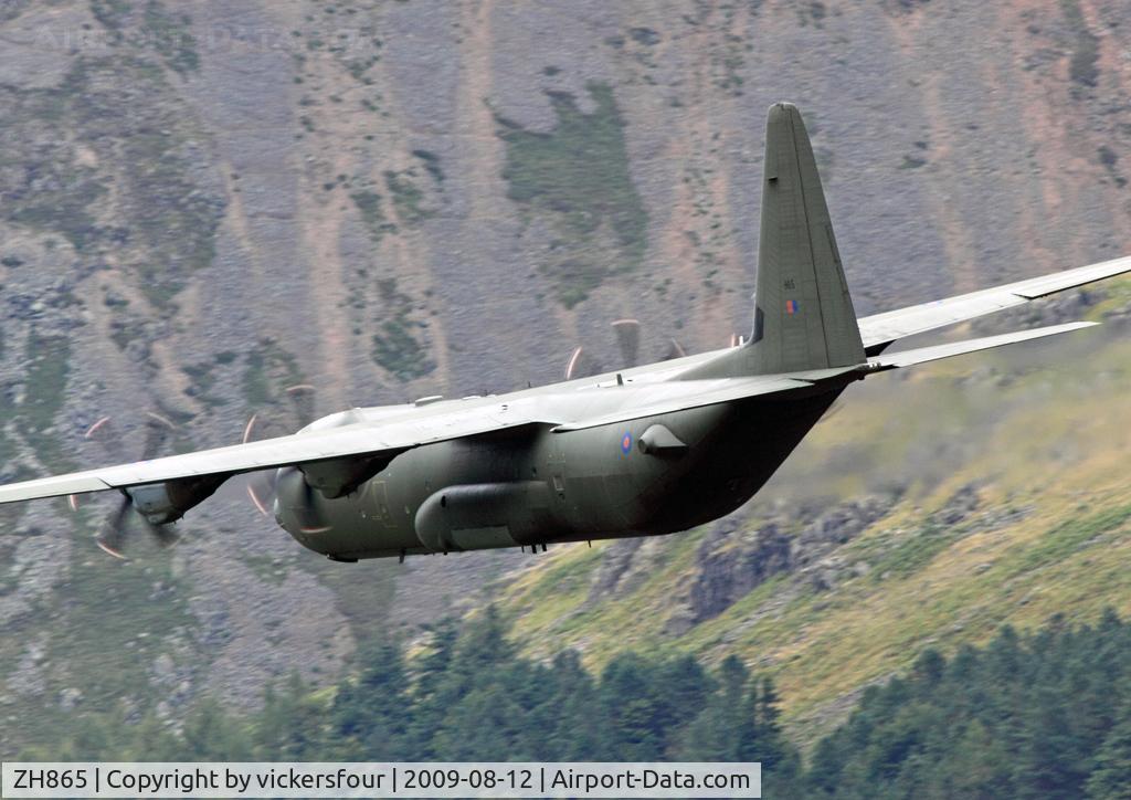 ZH865, 1996 Lockheed Martin C-130J-30 Hercules C.4 C/N 382-5408, Royal Air Force Hercules C4 (c/n 5408). Operated by LTW. Dunmail Raise, Cumbria.