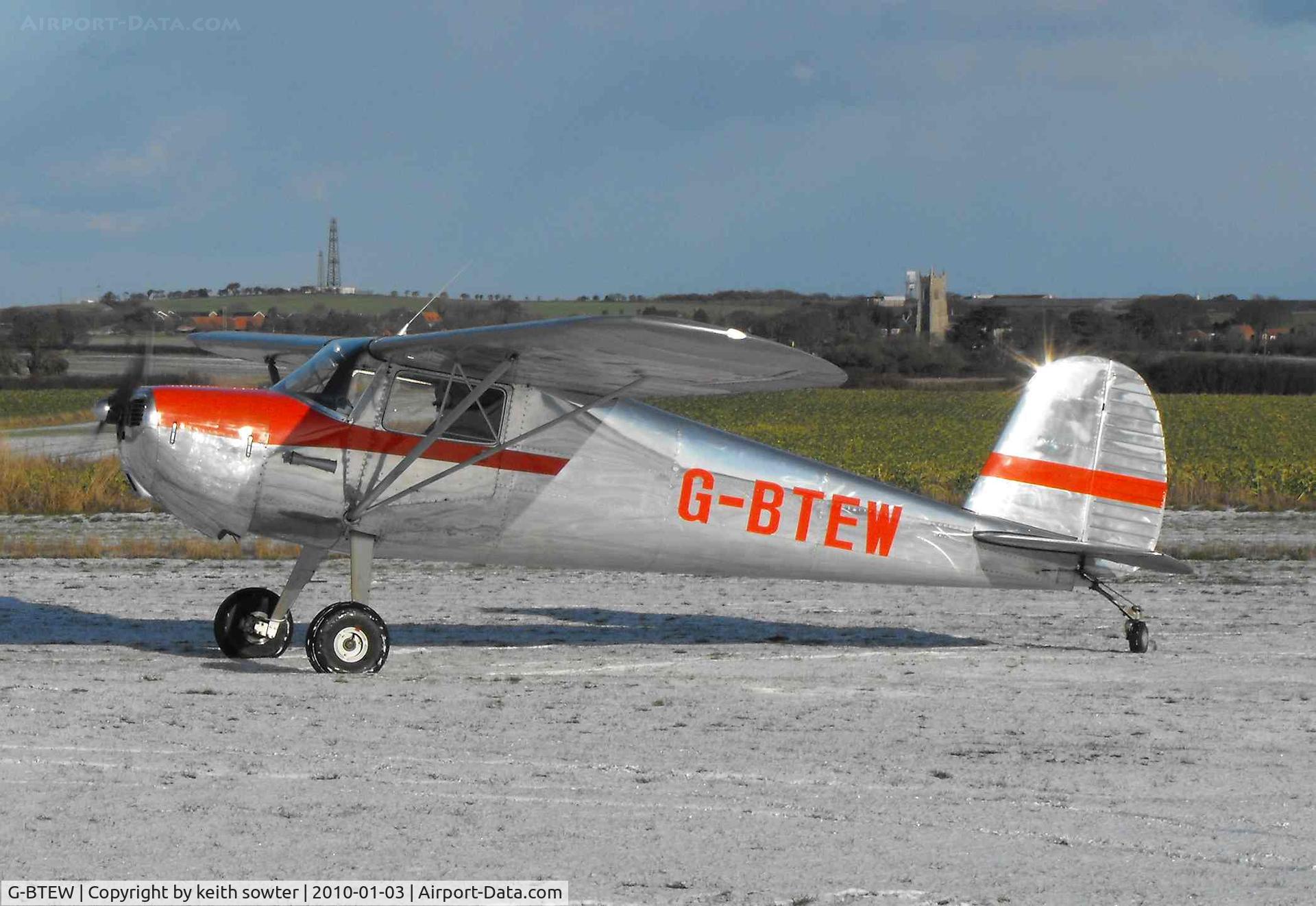 G-BTEW, 1946 Cessna 120 C/N 10238, Visitor at Northrepps 3/1/2010