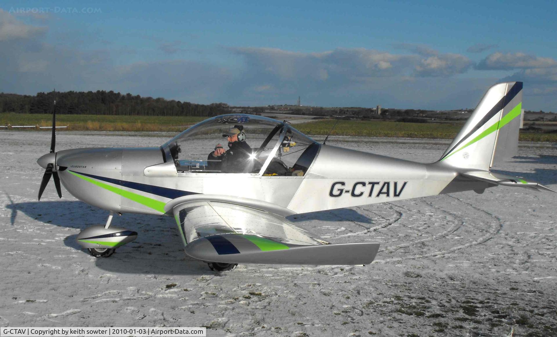 G-CTAV, 2004 Cosmik EV-97 TeamEurostar UK C/N 2129, Visitor at Northrepps 3/1/2010